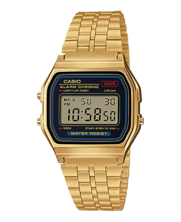 RELOJ CASIO VINTAGE ARMY DORADO DIGITAL, GRANDE