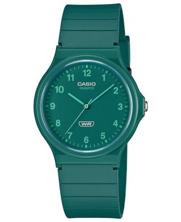 REL. CASIO ANALÓGICO CAUCHO VERDE WR